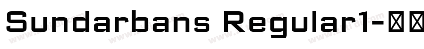 Sundarbans Regular1字体转换